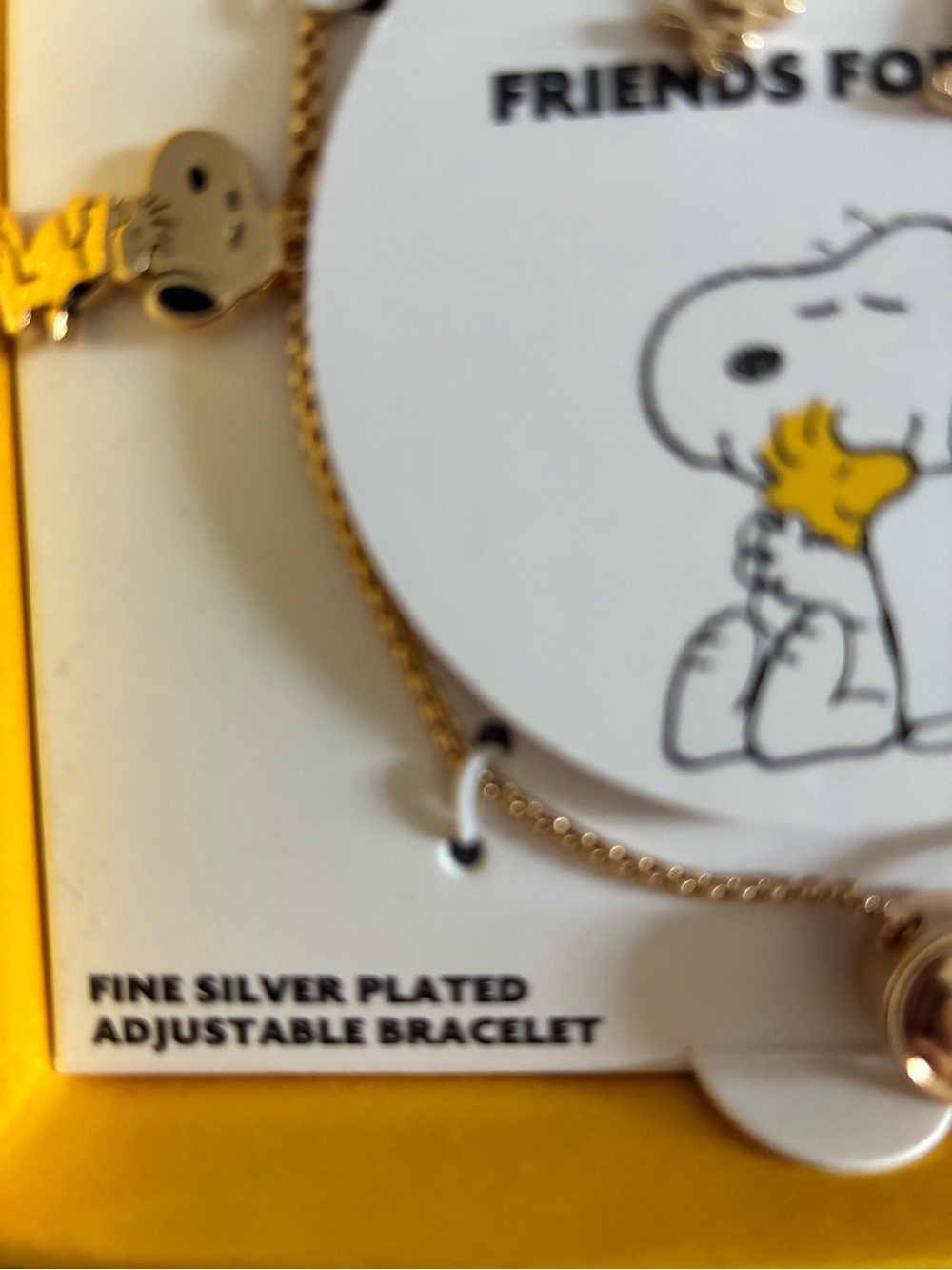 Peanuts NWT Bracelet, Fine Silver Plated ✨ - Picture 7 of 8